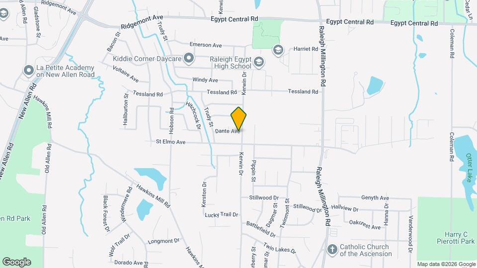 3919 Dante Ave Map and Location Details