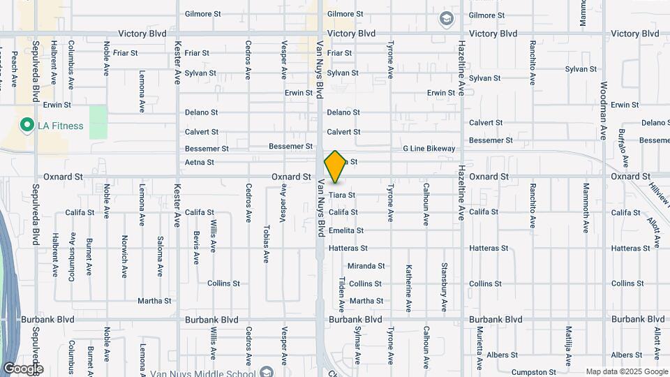 14335 Tiara St Map and Location Details