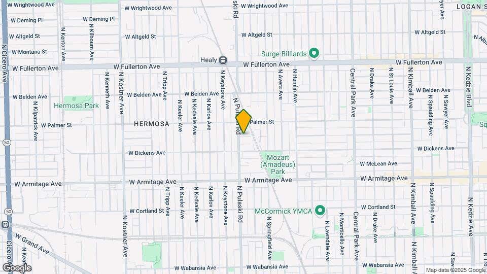 3955 W Shakespeare Ave Map and Location Details
