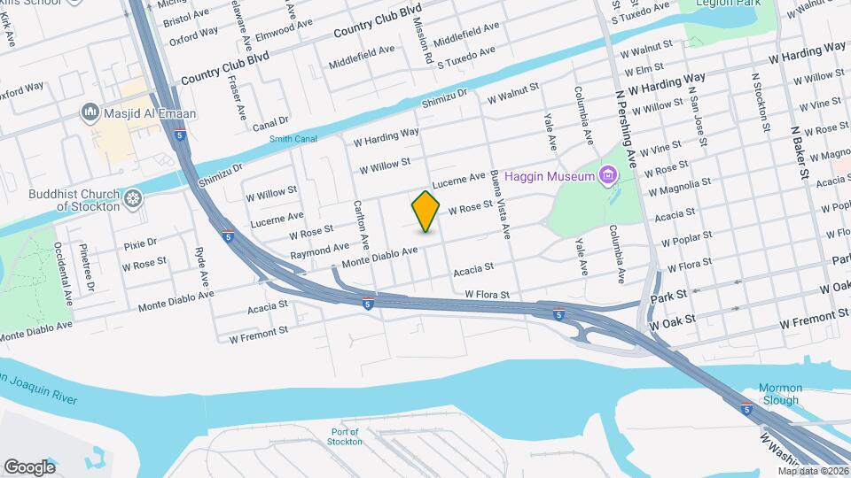 1931 Monte Diablo Ave Map and Location Details