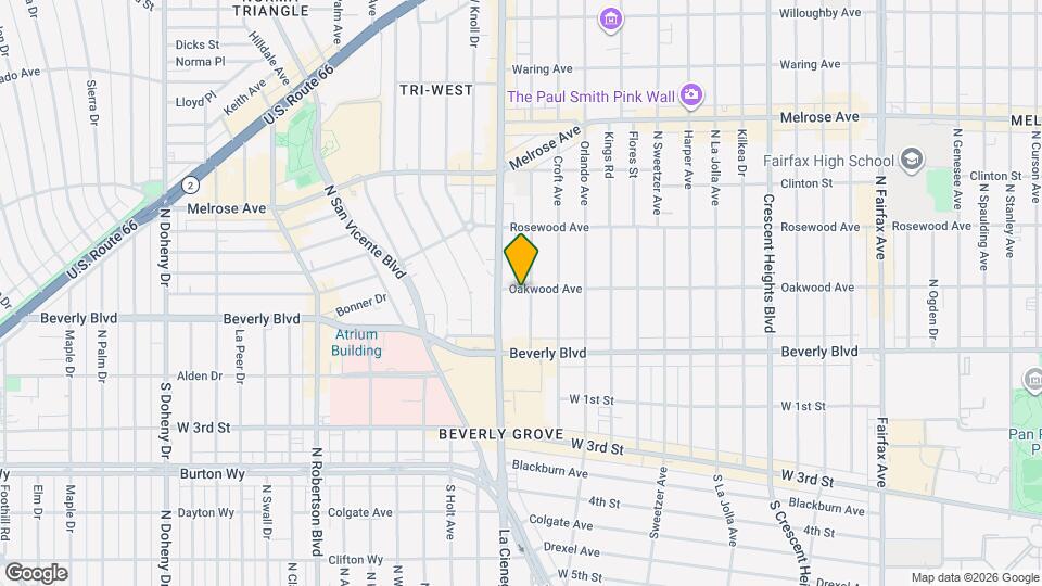8472 Oakwood Ave Map and Location Details