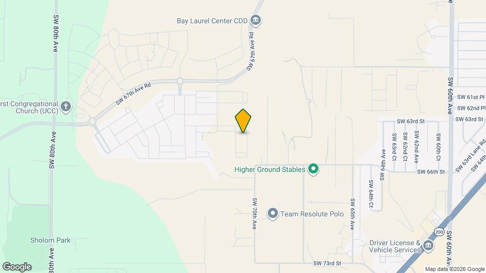 6332 SW 70th Cir Map and Location Details