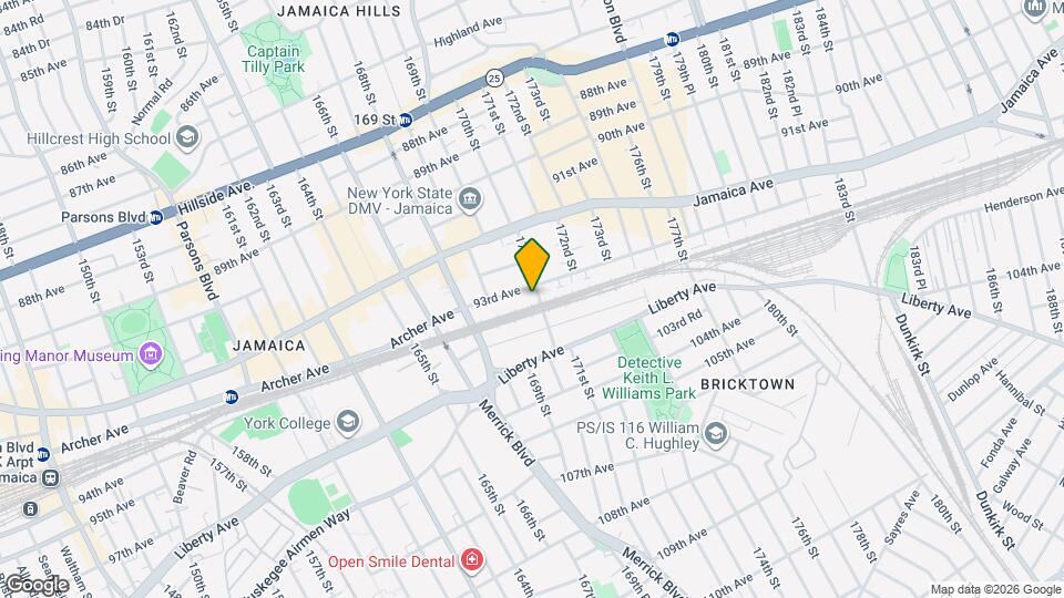 93-18 170th St Mapa y Detalles de la Ubicación