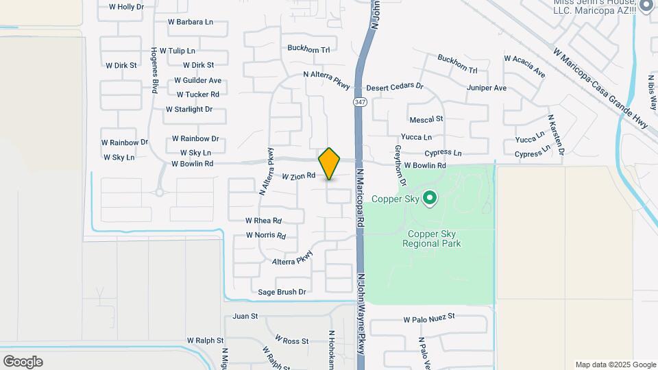 44866 W Sandhill Rd Map and Location Details