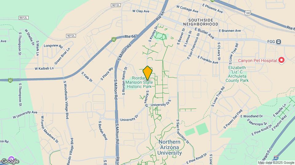 1200 W Riordan Rd Mapa y Detalles de la Ubicación