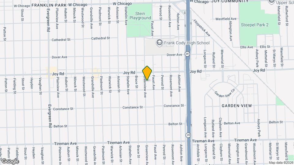 8650 Greenview Ave Mapa y Detalles de la Ubicación
