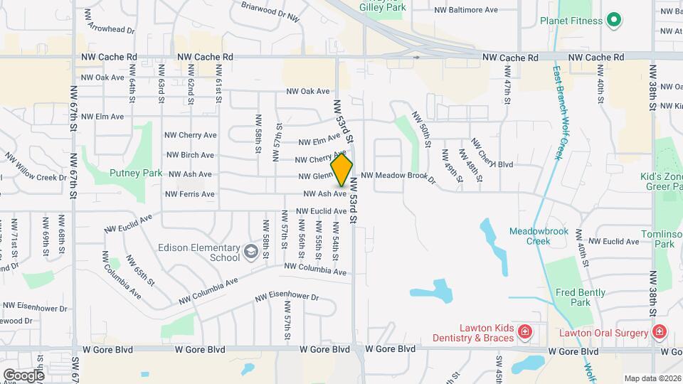 5307 NW Ash Ave Map and Location Details