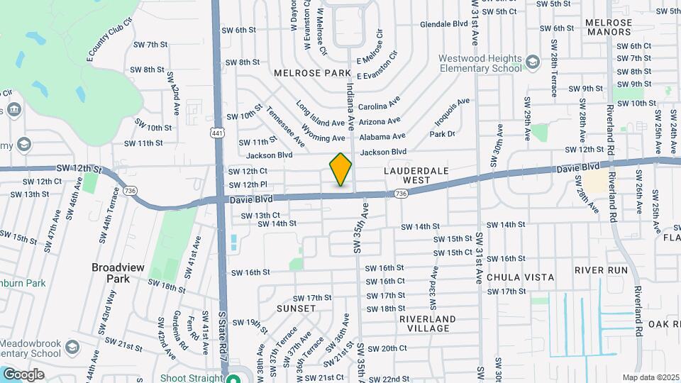 3541 Davie Blvd Map and Location Details