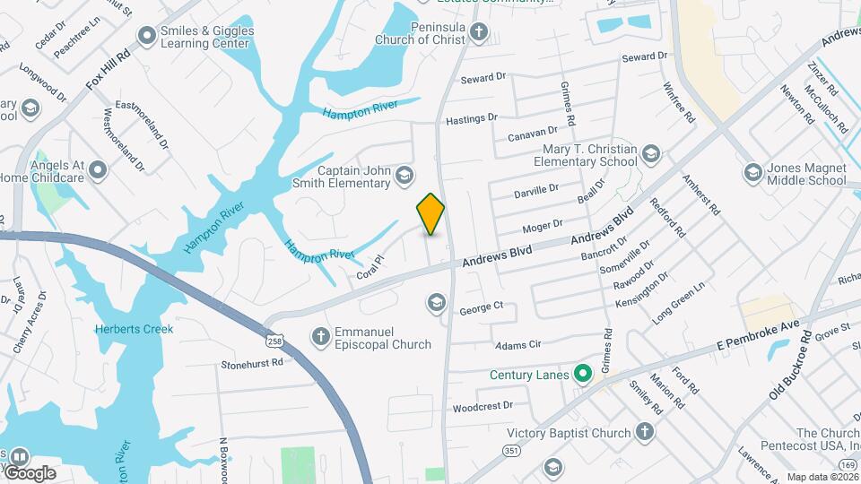 1373 Coral Pl Map and Location Details