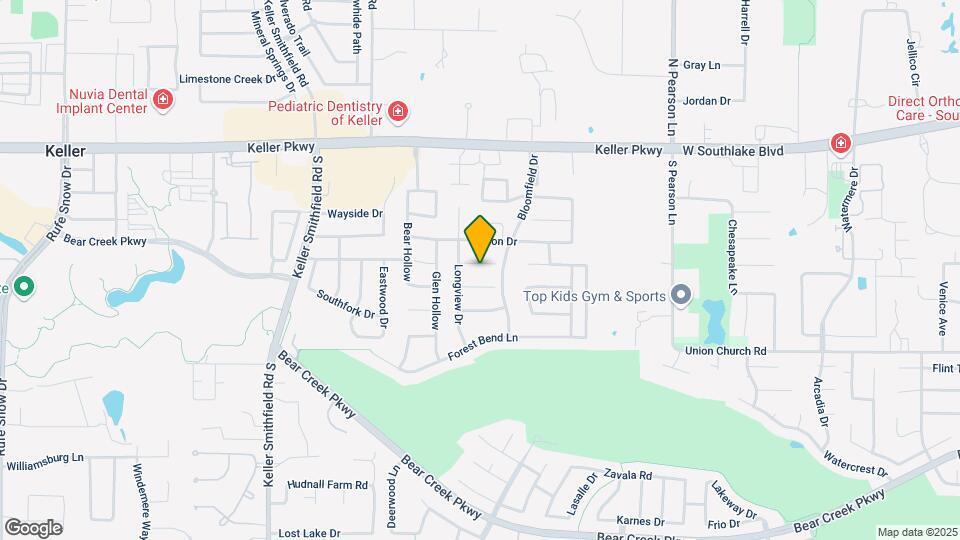 1706 Meridian Ct Map and Location Details