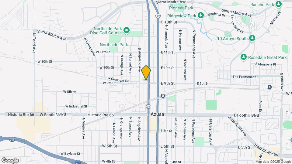 901 N San Gabriel Ave Map and Location Details