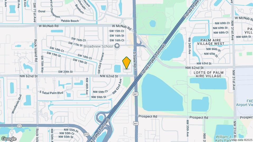 6057 SW 19th Pl Map and Location Details