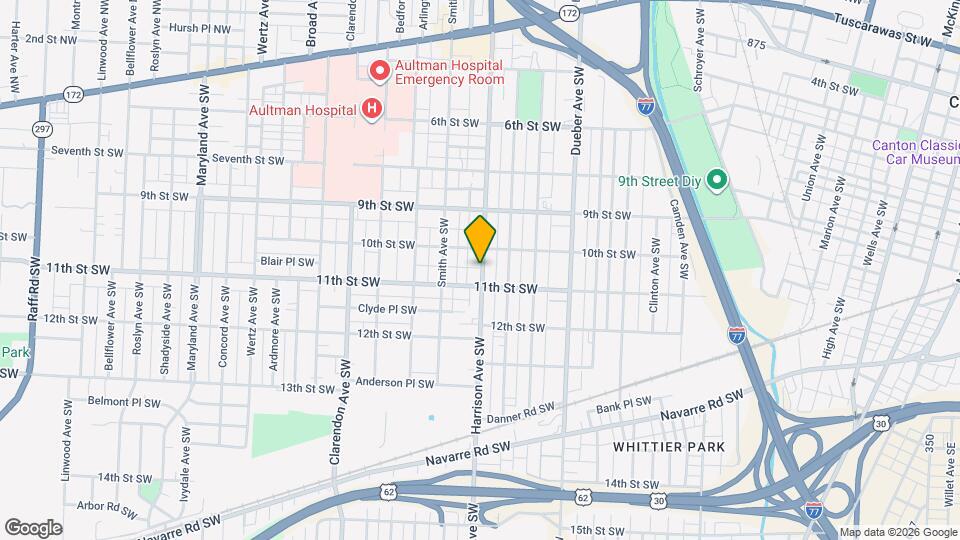 1023 Harrison Ave SW Map and Location Details