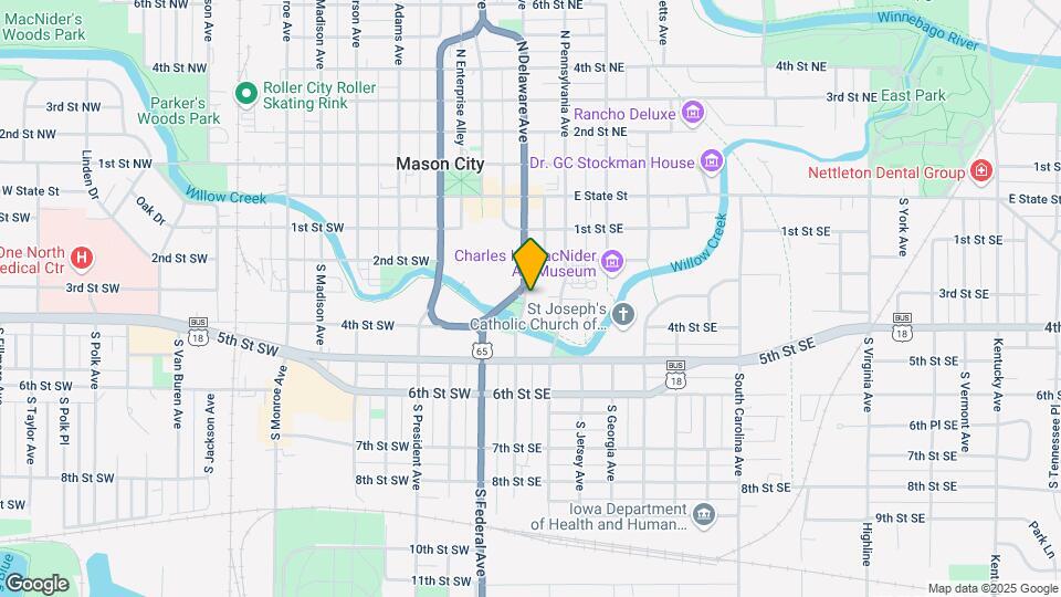 317-331 S Delaware Ave Map and Location Details