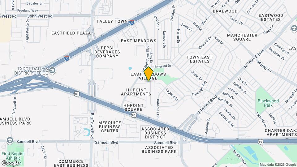 4313 Flamingo Way Map and Location Details