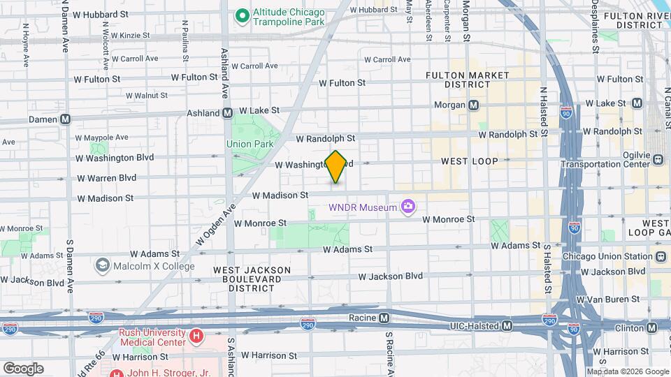 1312 W Madison St Map and Location Details