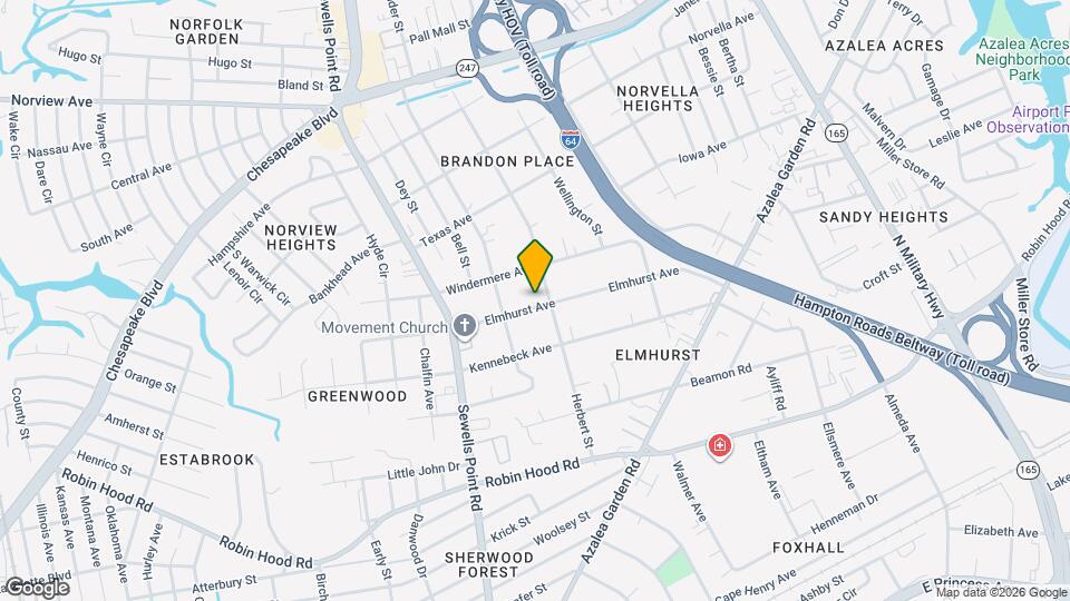 4882 Elmhurst Ave Map and Location Details