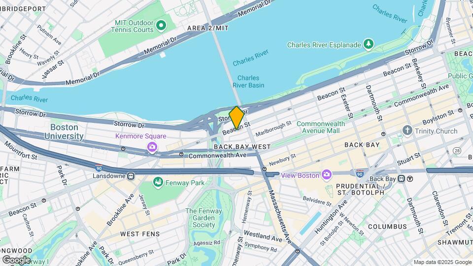 513 Beacon St, Unit 2 Map and Location Details