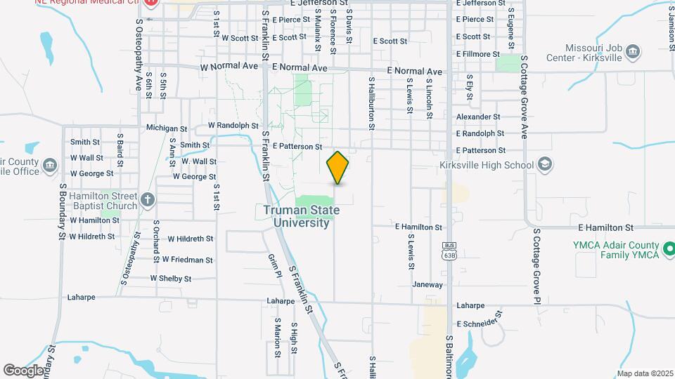 1401 S Florence St, Unit D Map and Location Details
