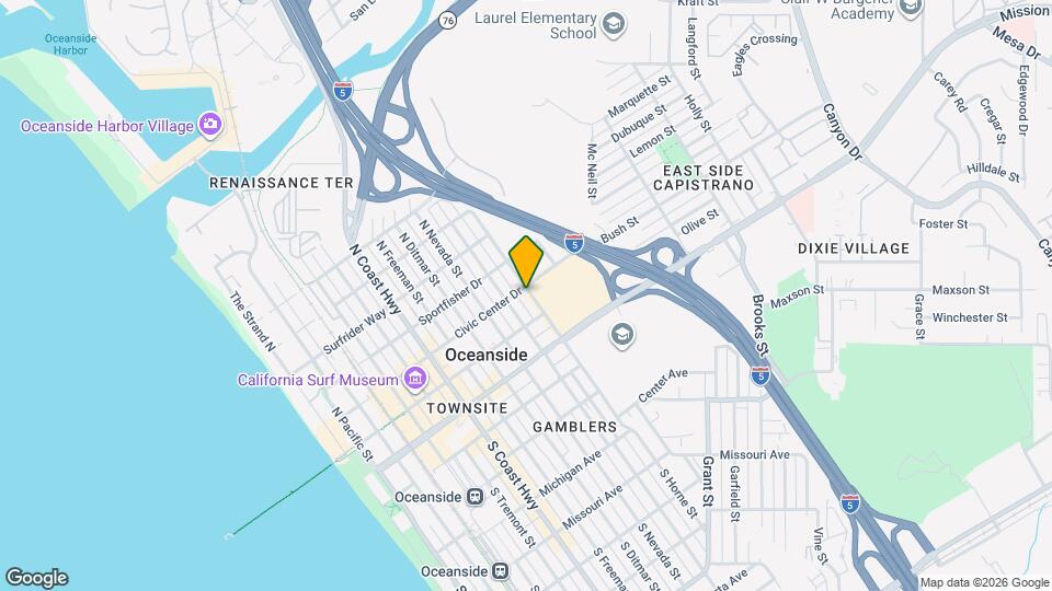 915 Civic Center Dr Map and Location Details