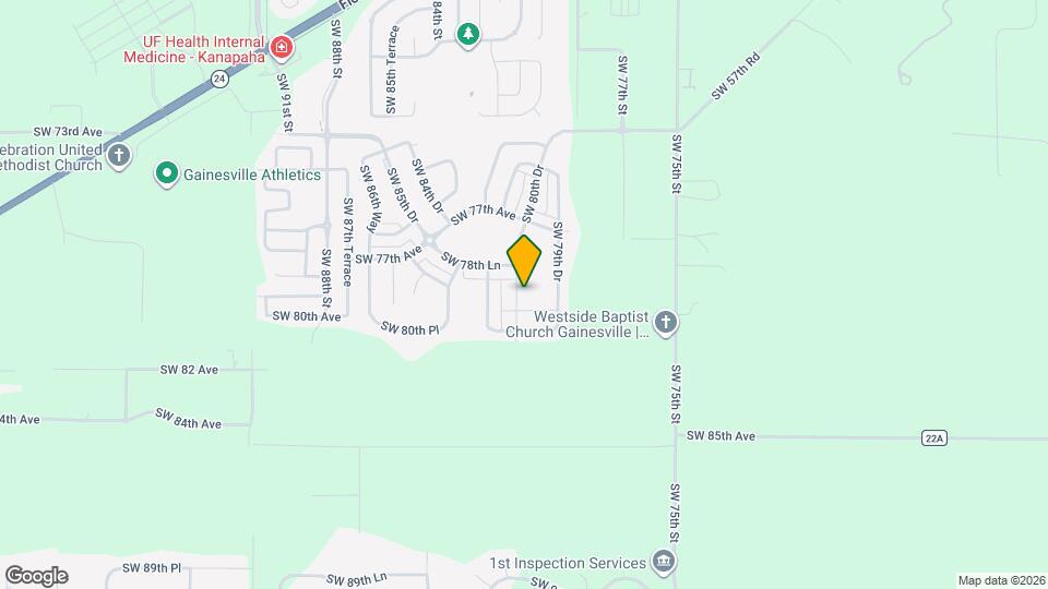 7879 SW 80th Dr Map and Location Details