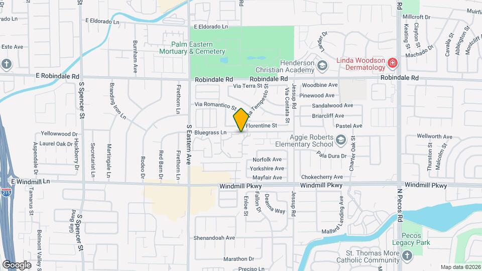 2750 Carnation Ln Map and Location Details