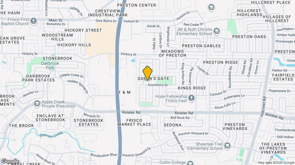 9380 Snowberry Dr Map and Location Details