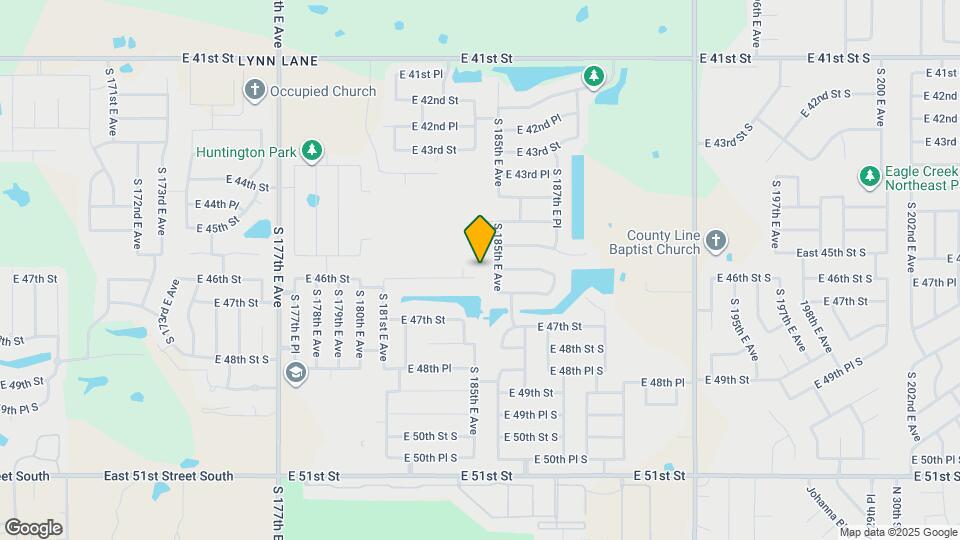 18509 E 46th St Map and Location Details