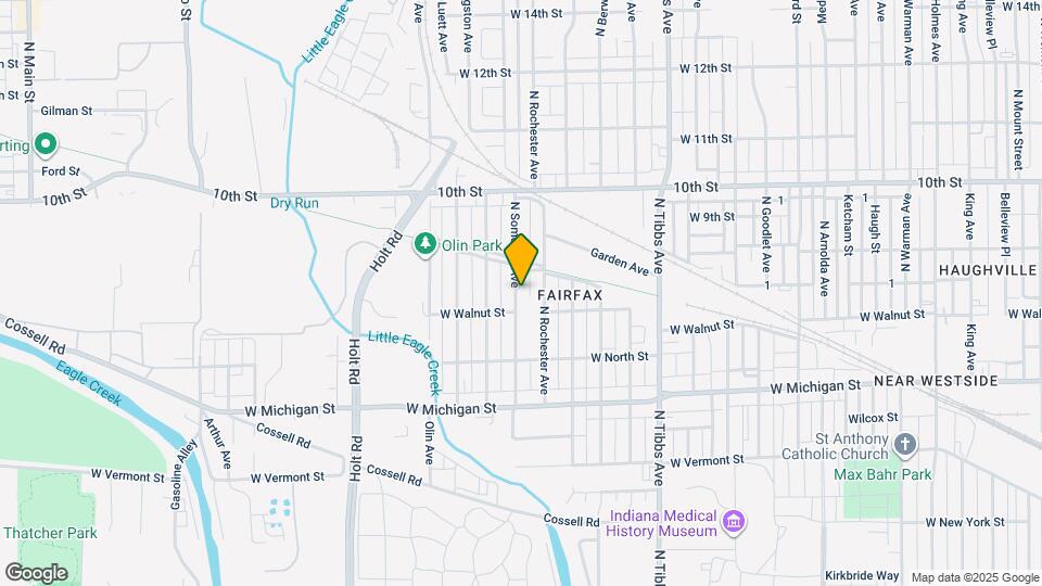 723 N Somerset Ave Map and Location Details