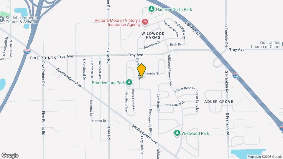 3149 Brandenburg Dr Mapa y Detalles de la Ubicación