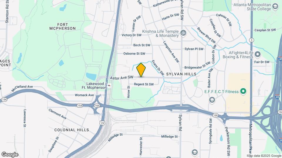1088 Astor Ave SW-Unit -F Map and Location Details