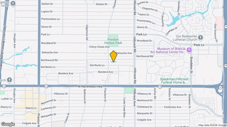 6621 Del Norte Ln Mapa y Detalles de la Ubicación