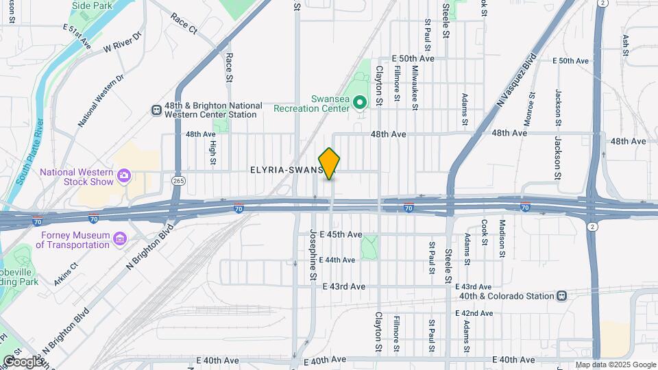 4657 Columbine St Map and Location Details