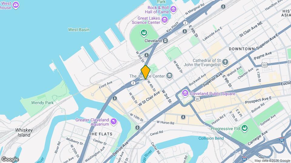 425 W Lakeside Ave Map and Location Details