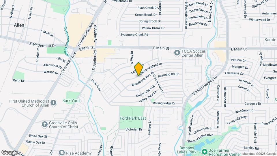 724 Meadow Mead Dr Map and Location Details