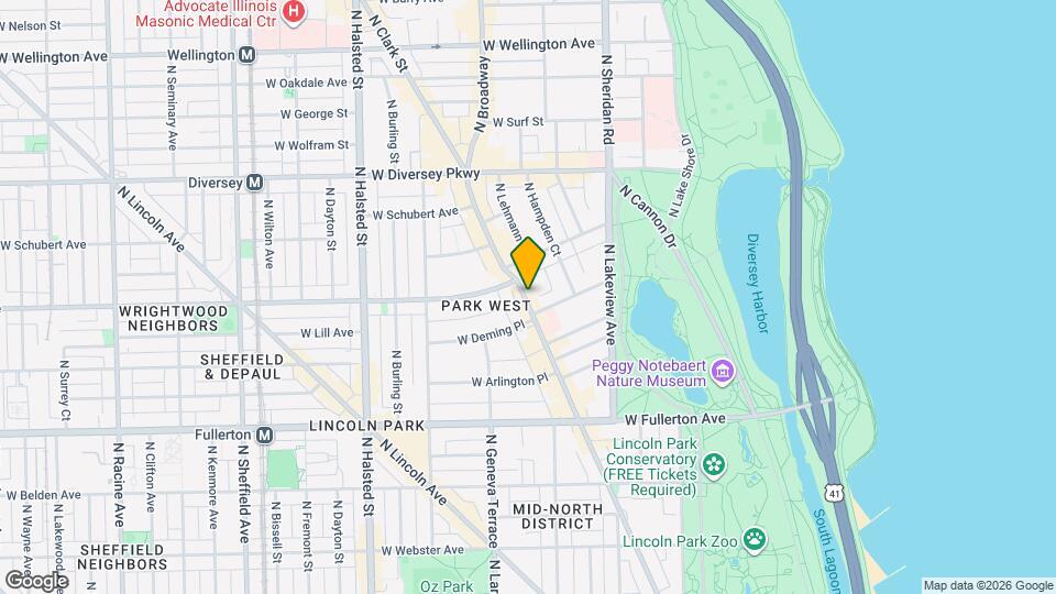 2563 N Clark St Mapa y Detalles de la Ubicación