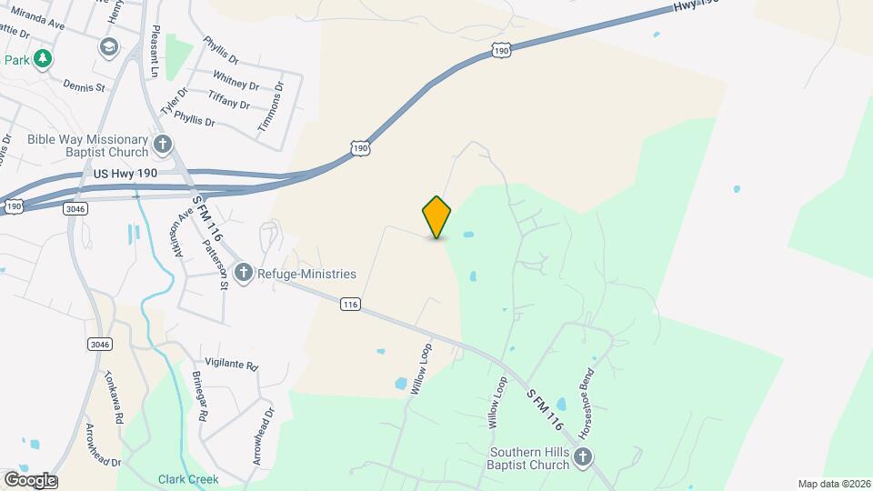 2672 Twin Hills Rd Map and Location Details