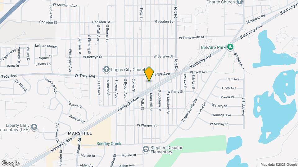 3032 Mars Hill St Map and Location Details