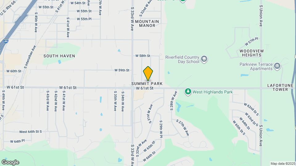 6062 S 31st W Ave Map and Location Details