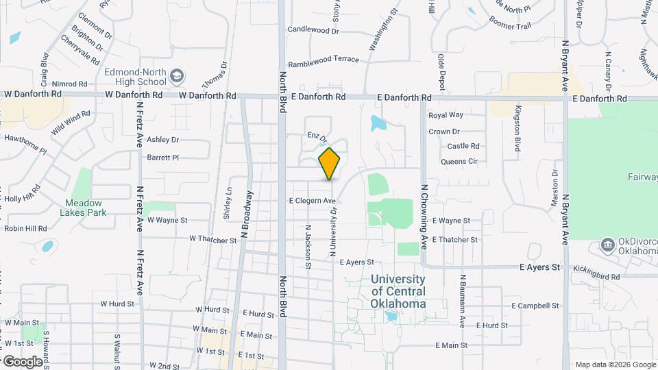 730 N College St Map and Location Details