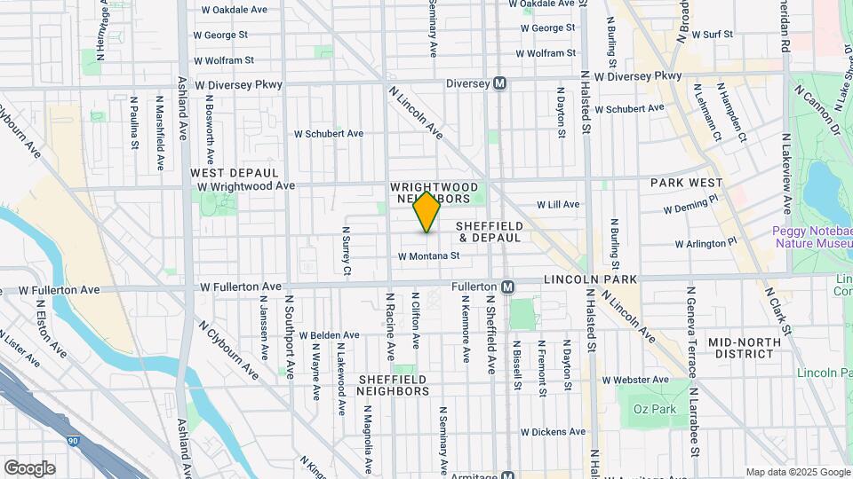1115 W Altgeld St, Unit 1 Map and Location Details