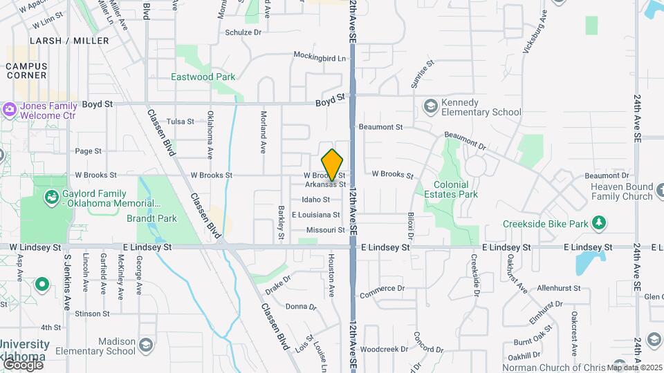 1120 Arkansas St Map and Location Details