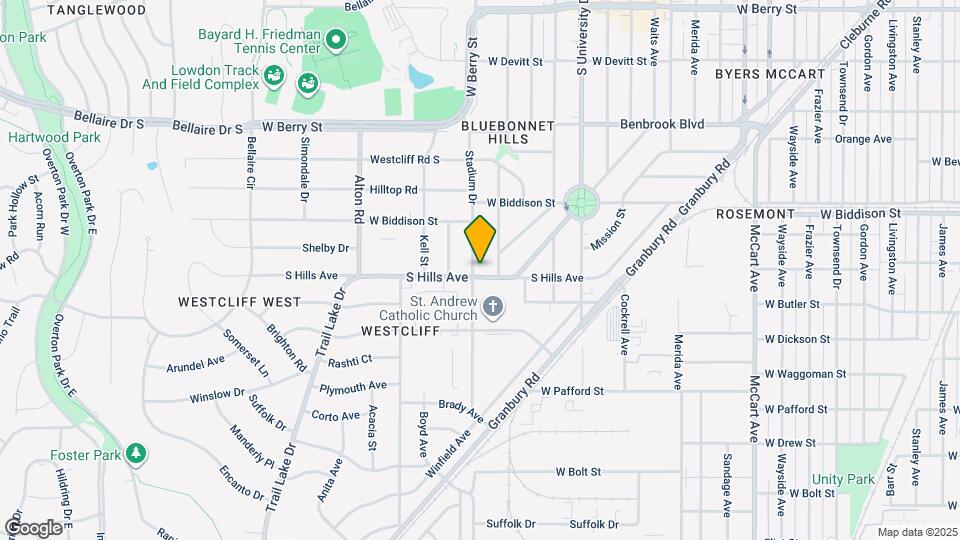 3613 Stadium Dr Map and Location Details