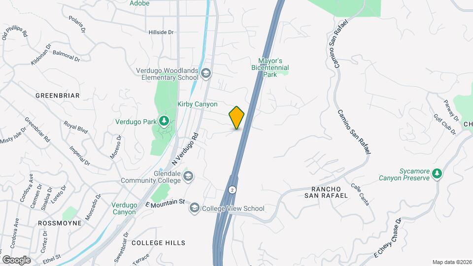 1904 Verdugo Loma Dr Map and Location Details