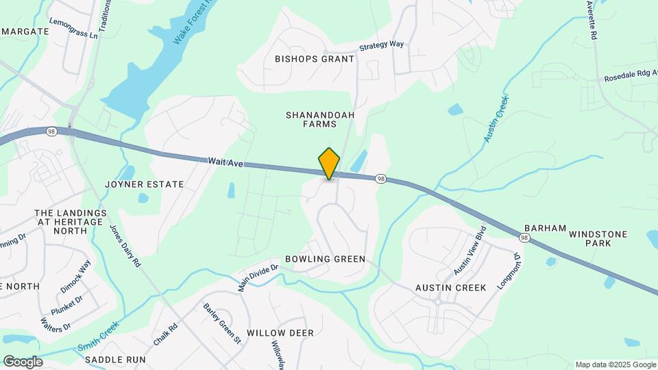 1632 Frog Hollow Way Map and Location Details