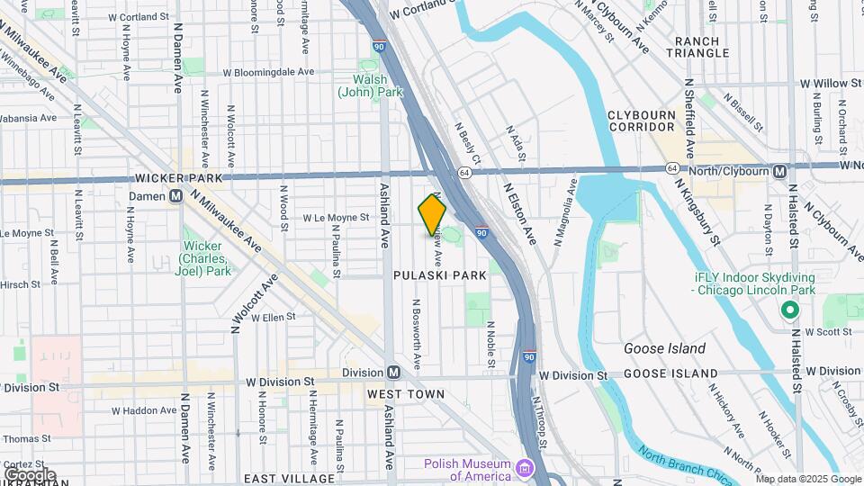 1438 N Greenview Ave Map and Location Details