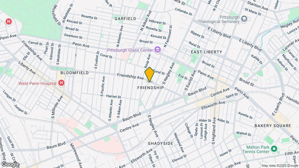 303 S Fairmount St Map and Location Details