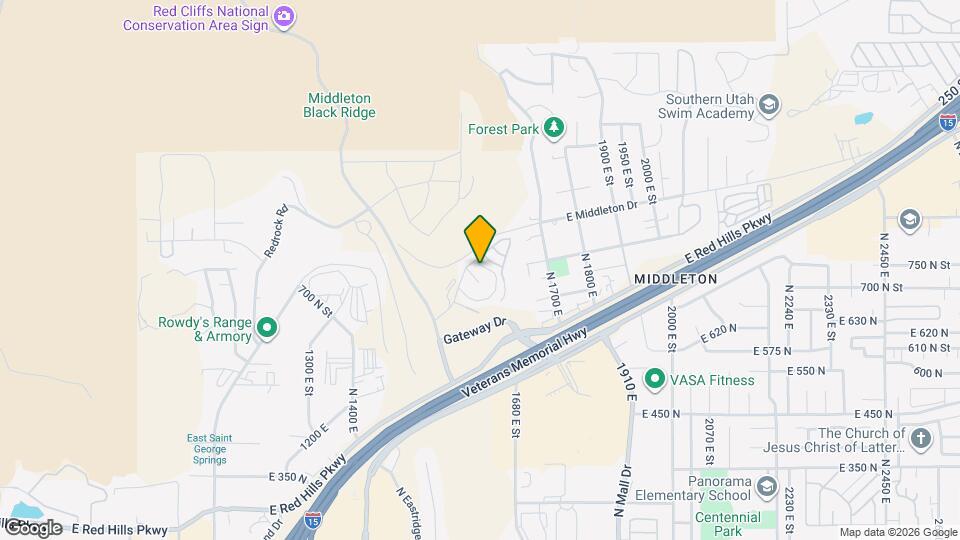 840 N Twin Lakes Dr Map and Location Details