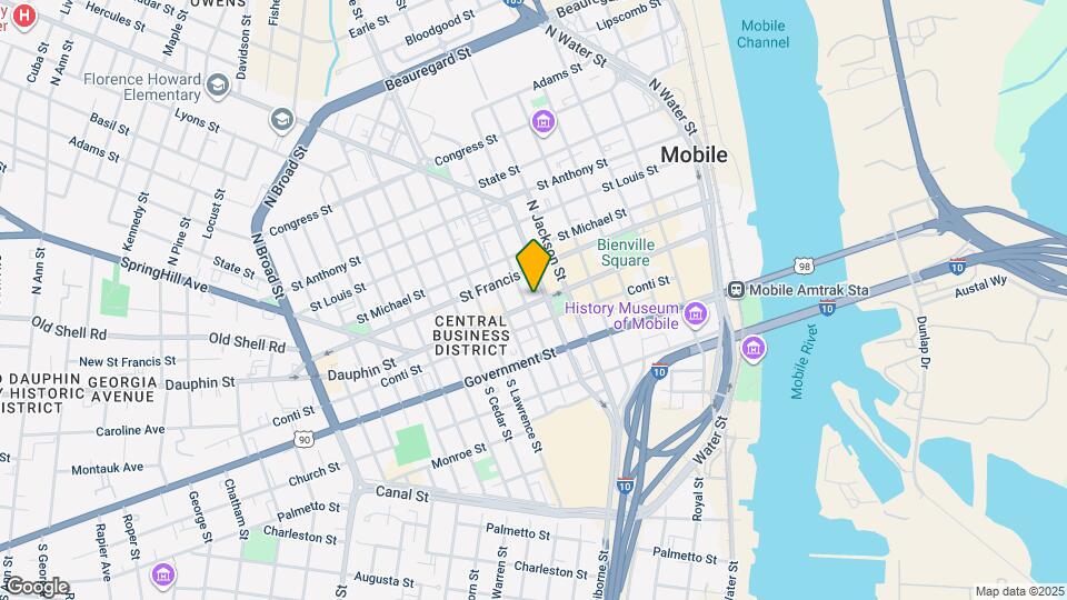 360 Dauphin St Map and Location Details