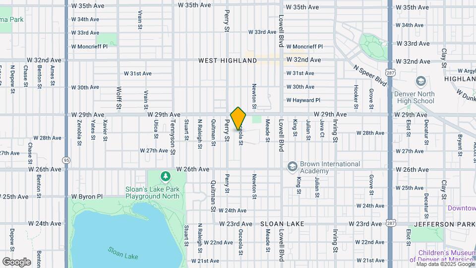 2781 Osceola St Map and Location Details